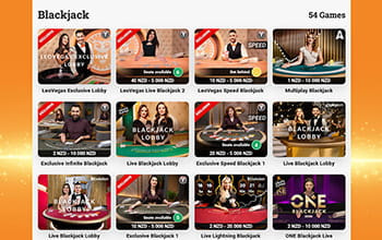 LeoVegas live casino games