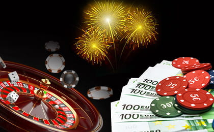 Roulette casino table