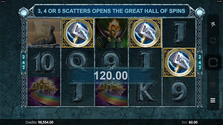 Thunderstruck II Scatter