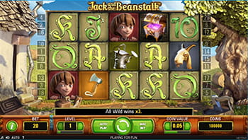 Jack and the Beanstalk Netent Online